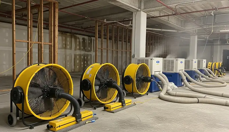 Rapid Structural Drying Project in Roseville, CA in Roseville, CA