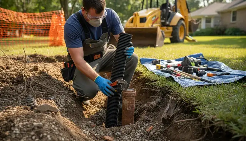 Sewer Line Replacement in Roseville, CA
